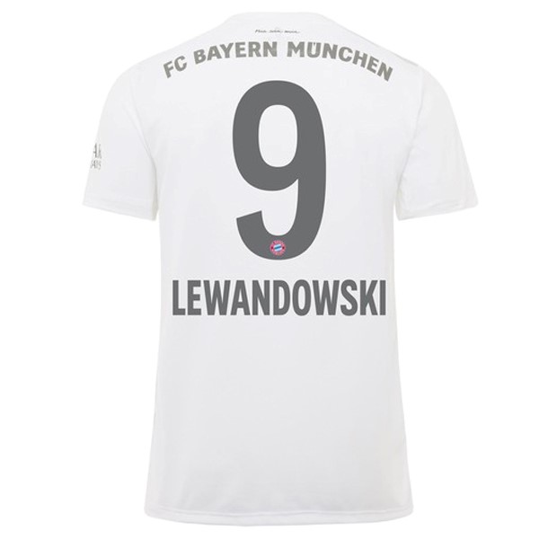 Camiseta Bayern Munich NO.9 Lewandowski Replica Segunda Ropa 2019/20 Blanco